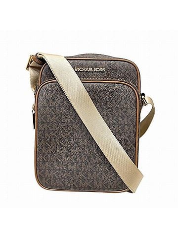 Michael Kors Brown Pvc Leather Shoulder Bag (view 1)