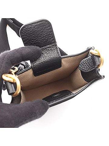 Tory Burch Black Leather Shoulder Bag Sling Bag (view 2)