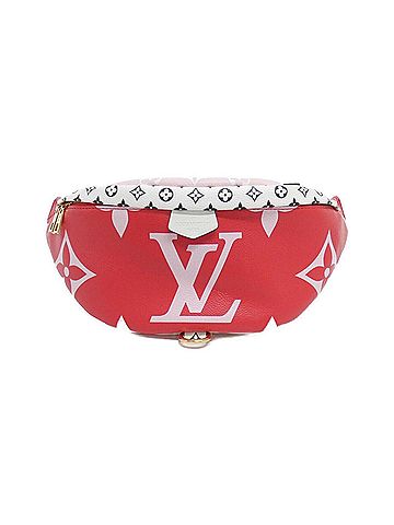Louis Vuitton Rouge Coated Canvas Shoulder Bag (view 1)