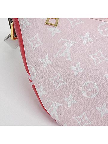 Louis Vuitton Rouge Coated Canvas Shoulder Bag (view 2)