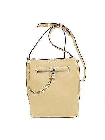 Michael Kors Yellow Leather Shoulder Bag (view 1)