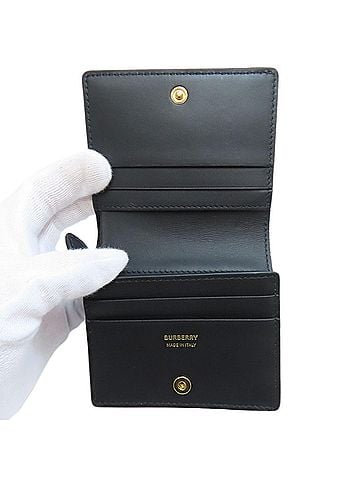 Burberry Black Leather Wallet (Bi-Fold) (view 2)