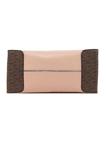 Michael Kors Brown Pink Leather Pvc Handbag (view 2)