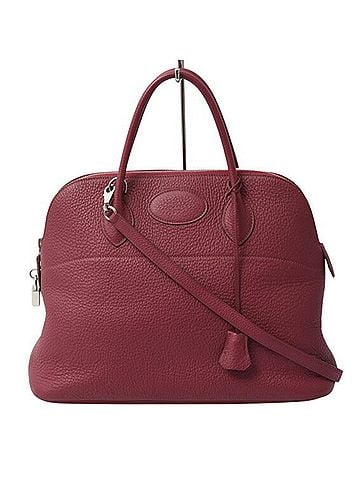 Hermès Bolide Bordeaux Taurillon Clemence Leather Handbag Shoulder Bag (view 1)