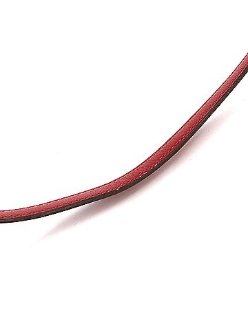 Hermès Rouge Vif Box Calf Leather Strap (view 2)