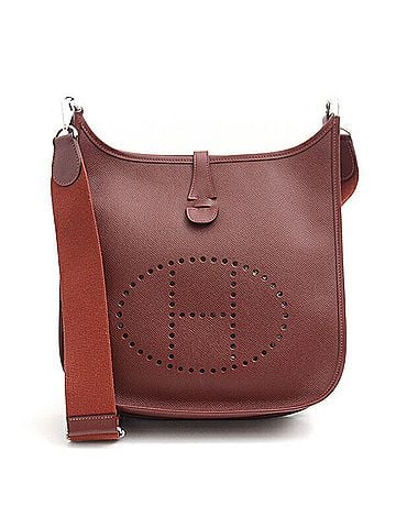 Hermès Evelyne Rouge H Epsom Leather Shoulder Bag (view 1)