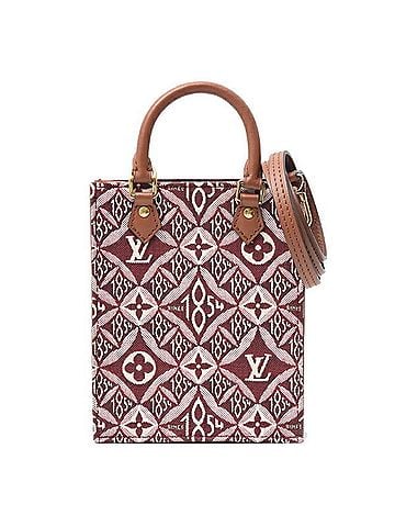 Louis Vuitton Bordeaux Canvas Leather Handbag Shoulder Bag (view 1)