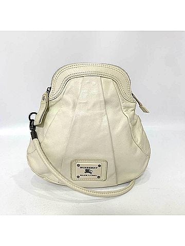 Burberry Blue Label Ivory White Leather Pochette Shoulder Bag (view 1)