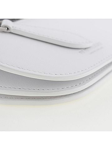 Burberry White Leather Shoulder Bag (view 2)