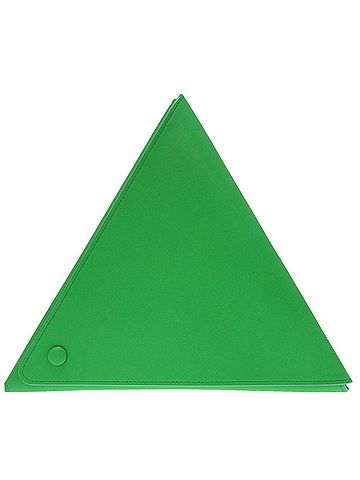 Bottega Veneta Green Leather Clutch Bag (view 1)