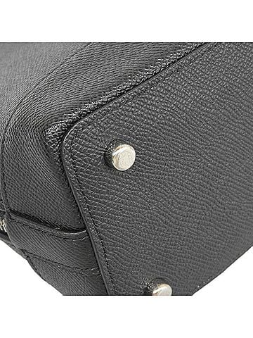 Coach Black Red Color Leather Handbag (view 2)
