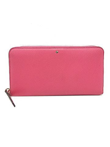 Kate Spade New York Pink Leather Long Wallet (Bi-Fold) (view 1)