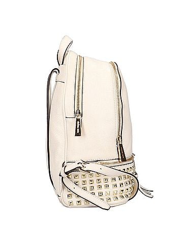 Michael Kors White Leather Backpack (view 2)