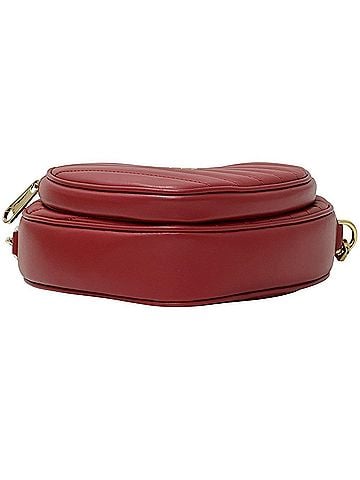Gucci Red Color Leather Shoulder Bag (view 2)