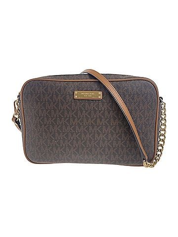 Michael Kors Brown Pvc Shoulder Bag (view 1)