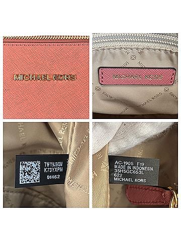 Michael Kors Pink Leather Handbag Shoulder Bag (view 2)