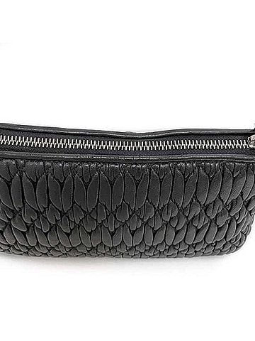 Miu Miu Black Leather Shoulder Bag (view 2)