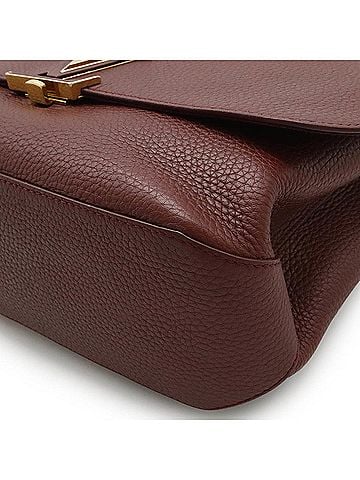 Louis Vuitton Bordeaux Leather Handbag Shoulder Bag (view 2)
