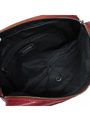 Chanel Bordeaux Grained Calfskin Shoulder Bag (view 2)