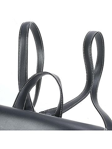 Coach Black Leather Nylon Backpack Shoulder Bag (view 2)