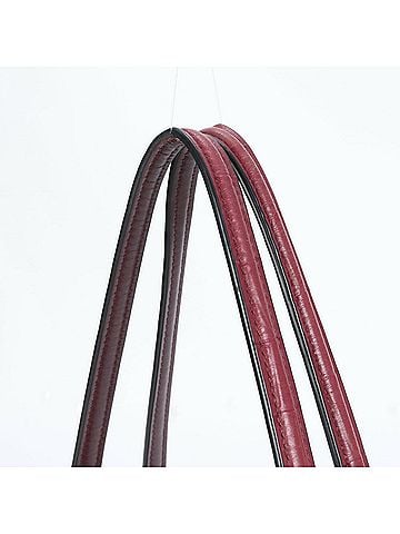 Coach Wine Leather Shoulder Bag (view 2)