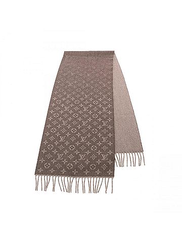 Louis Vuitton Brown Cashmere Wool Shawl (view 1)