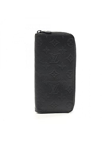 Louis Vuitton Black Leather Long Wallet (Bi-Fold) (view 1)