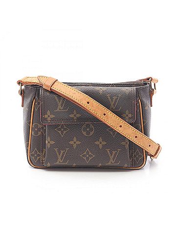 Louis Vuitton Monogram Brown Coated Canvas Leather Shoulder Bag (view 1)