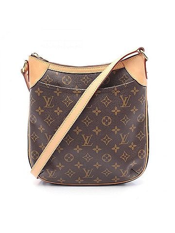 Louis Vuitton Monogram Brown Coated Canvas Leather Shoulder Bag (view 1)
