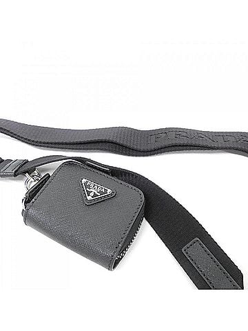 Prada Nero Tessuto Saffiano Shoulder Bag (view 2)