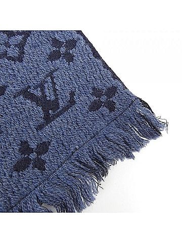Louis Vuitton Blue Navy Wool Shawl (view 2)