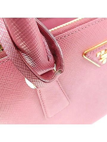 Prada Saffiano Pink Saffiano Lux Handbag (view 2)