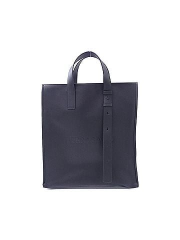 Salvatore Ferragamo Black Leather Handbag (view 1)