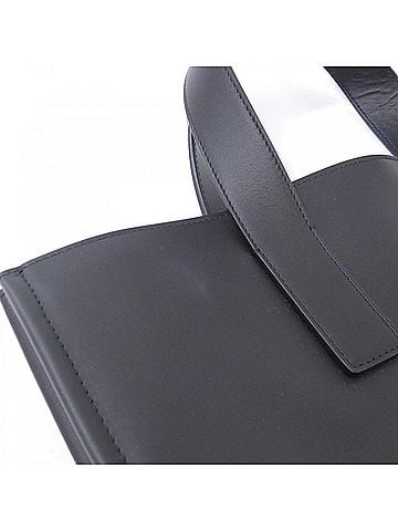 Salvatore Ferragamo Black Leather Handbag (view 2)