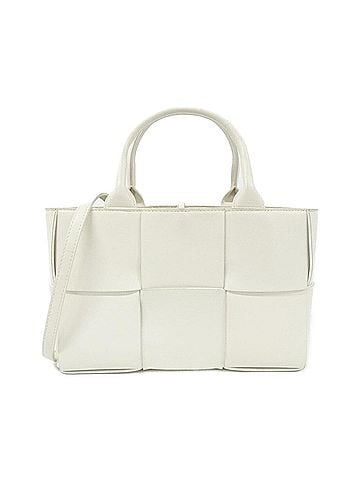 Bottega Veneta White Leather Handbag (view 1)