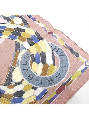 Bvlgari Pink Cotton Scarf (view 2)