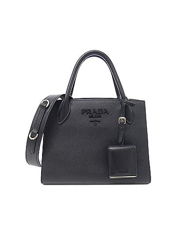 Prada Saffiano Black Nero Saffiano Cuir Handbag (view 1)