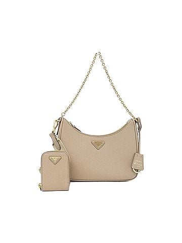 Prada Saffiano Gold Saffiano Lux Shoulder Bag (view 1)