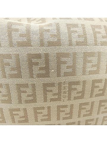 Fendi Beige Canvas Shoulder Bag (view 2)