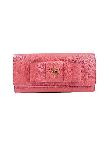 Prada Peonia Saffiano Long Wallet (Bi-Fold) (view 1)