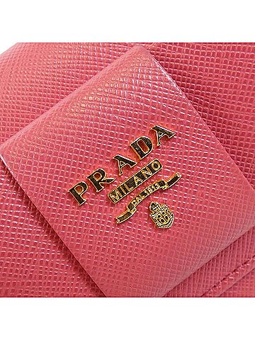 Prada Peonia Saffiano Long Wallet (Bi-Fold) (view 2)