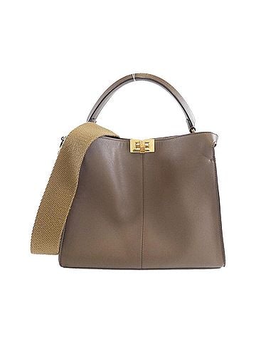 Fendi Brown Leather Handbag (view 1)