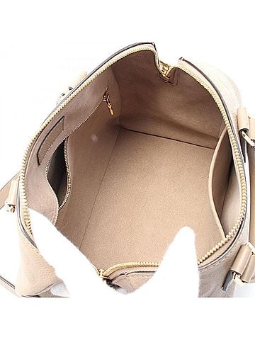 Louis Vuitton Beige Tourterelle Monogram Empreinte Handbag (view 2)