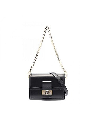 Louis Vuitton Black Noir Leather Shoulder Bag (view 1)