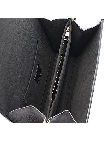Louis Vuitton Black Noir Leather Shoulder Bag (view 2)