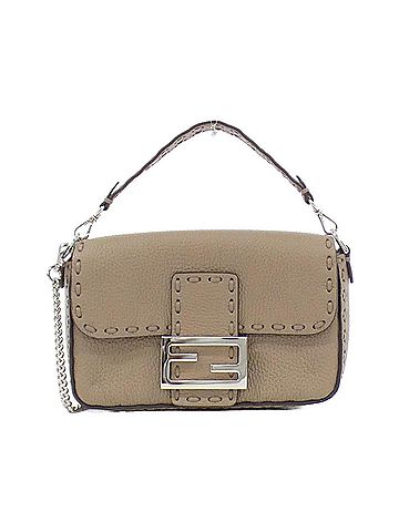 Fendi Beige Leather Handbag (view 1)