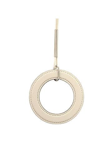 Hermès Beige Brown Swift Leather Necklace (view 2)