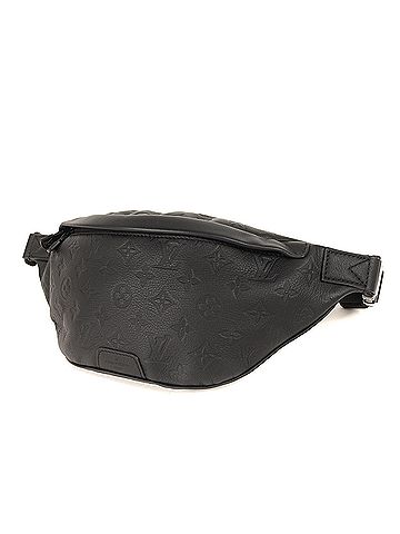 Louis Vuitton Black Leather Fanny Pack Shoulder Bag (view 1)