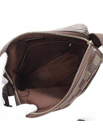 Louis Vuitton Brown Coated Canvas Leather Shoulder Bag (view 2)