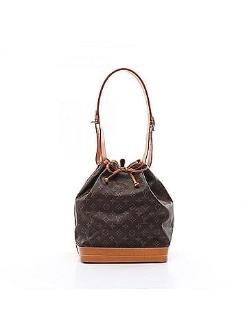 Louis Vuitton Brown Coated Canvas Leather Shoulder Bag (view 1)